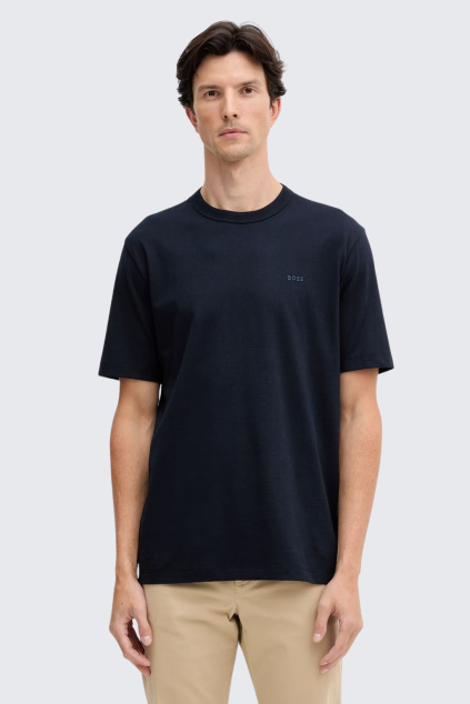 Pánské tričko BOSS Black H-Taut 15 50546404 modré