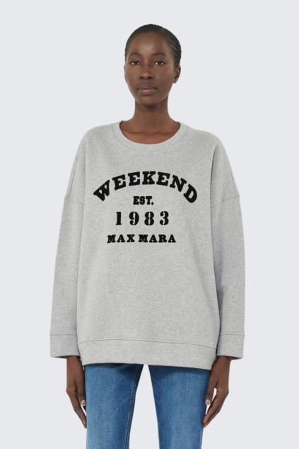 Dámská mikina MaxMara WKDGOMMOSO 2615921041650 šedá