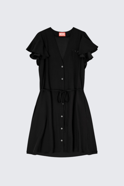 Dámské šaty DIESEL D-AIKIRI A20250_0JMBP černé