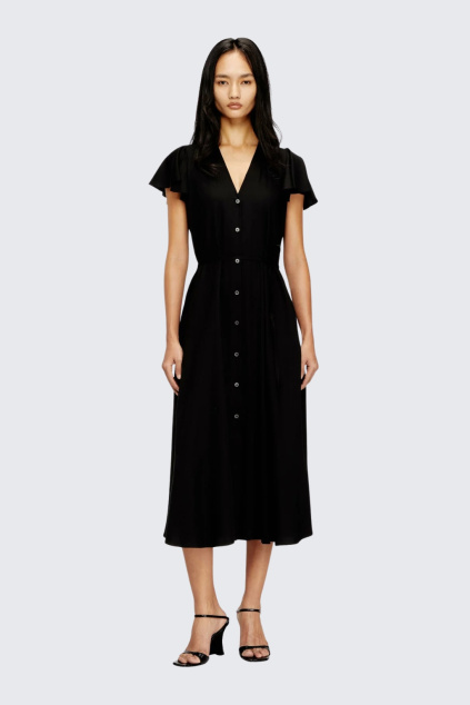 Dámské šaty DIESEL D-AIKIRI-LONG A20252_0JMBP černé