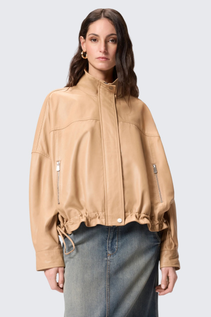 Dámská bunda PINKO BAILEE 106235A31YD41 béžová