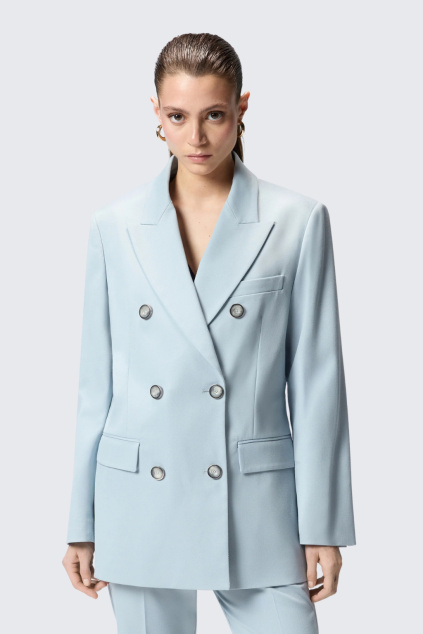 Dámské sako PINKO GUINEANA 106491A32GE87 světle modré