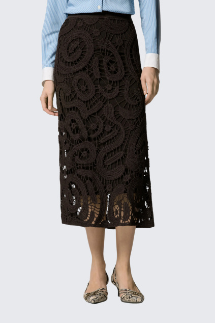 Dámská sukně PINKO MAESTRALE 106353A354M05 hnědá