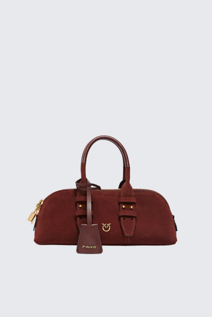 Dámská kabelka PINKO BOWLING BAG HORIZONTAL 105334A2JHR49Q vínová