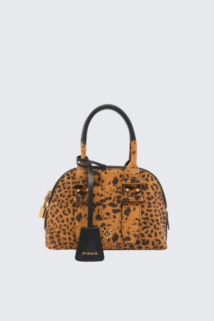Dámská kabelka PINKO BOWLING BAG ZIP MINI 105333A32AM35Q zvířecí
