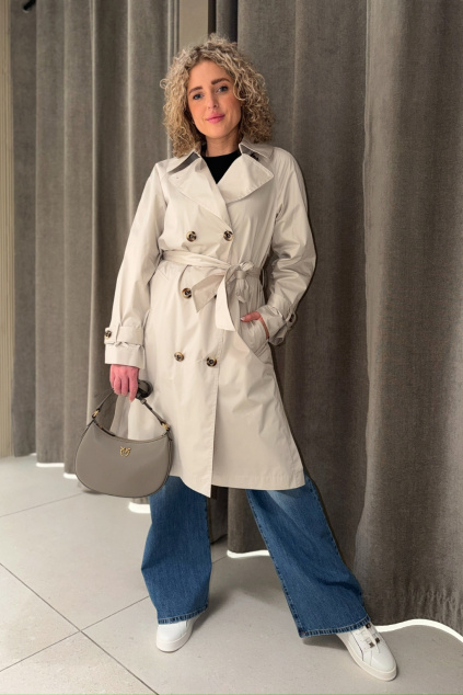 Dámský kabát BEAUMONT VERONIQUE BM03630261 krémový