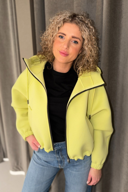 Dámská bunda BEAUMONT TAMAR BM05010261 žlutozelená