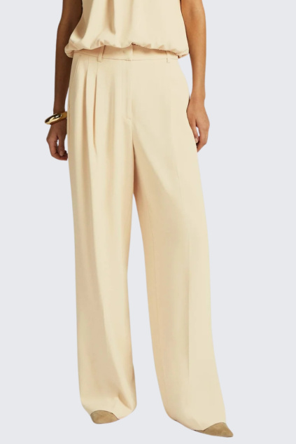 Dámské kalhoty BEAUMONT JAMES BC15370261 vanilkové