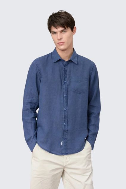 Pánská košile BLAUER 26SBLUS01128 modrá