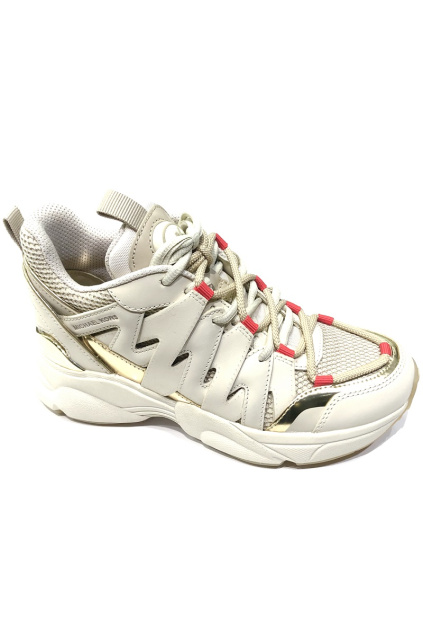 43TOHRFS4D Dámské tenisky Michael Kors Hero Trainer Scuba béžové