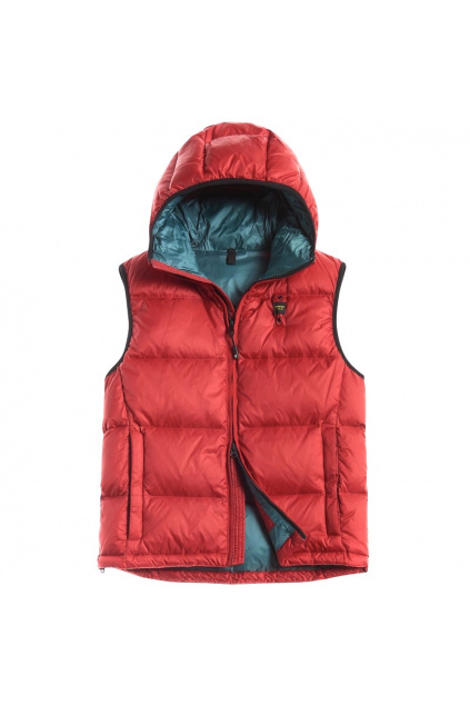 20WBLUX03098 005772 552VD Pánská vesta Blauer červená