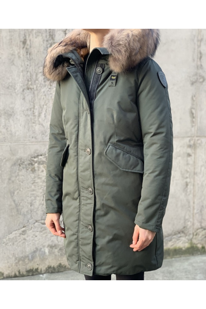 20WBLDK03374 005844 678 Dámská parka Blauer zelená