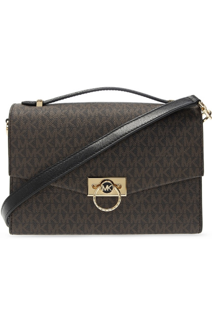 30F0G1HM2B Brown/Blk Dámská kabelka Michael Kors Hendrix hnědá