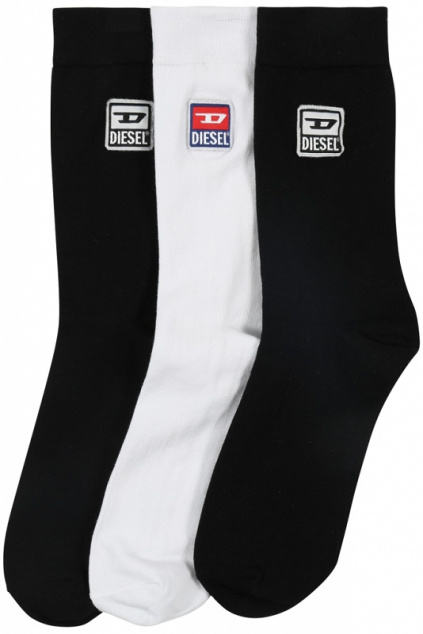 00SAYJ 0DAYB E4877 Pánské ponožky Diesel Skm-Ray-Threepack černé