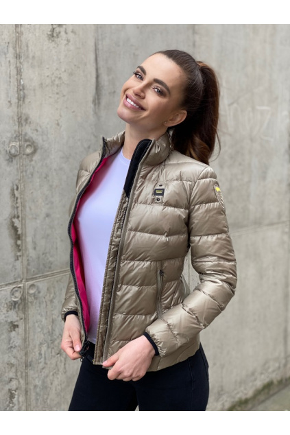 Dámská péřová bunda Blauer 21SBLDC03022 olivová