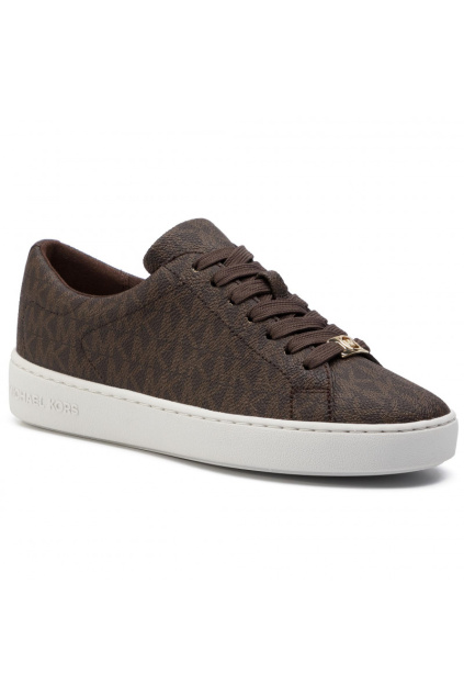 Dámské tenisky Michael Kors Keaton Lace Up 43R5KTFP1B hnědé