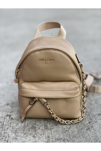 Dámský batoh Michael Kors Slater Small Leather 30T0L04B0L béžový
