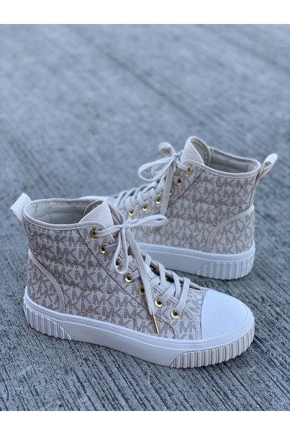 Dámské tenisky Michael Kors Gertie Heigh Top 43T1GTFE5B vanilla