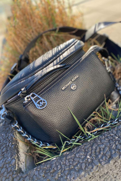 Dámská kožená ledvinka Michael Kors 30T0S04M6L černá