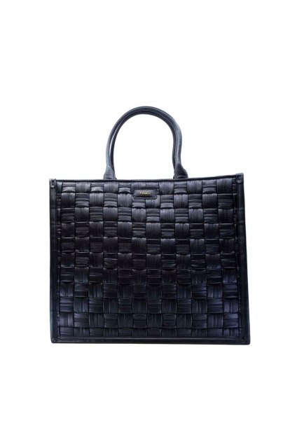 Dámská kabelka Pinko Shopping Weave černá