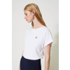 Dámské tričko TWINSET 241TP2215 bílé