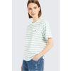 Dámské tričko Weekend MaxMara SATRAPO 2515971031650 bílozelené