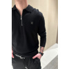 Pánský polo svetr HUGO Sastone 50533346 černý