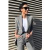 Dámské sako Weekend MaxMara FARAD 2516041111650 šedé