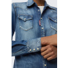 Dámská džínová košile DSQUARED2 S75DL0894 modrá