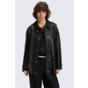 Dámská kožená bunda BOSS Black Salaha 50544445 černá