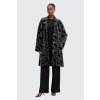 Dámský kabát PINKO ZANTE 105415A2WYIZ9 šedočerný