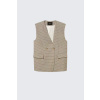 Dámská vesta TWINSET 252AP2241 béžovohnědá