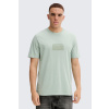 Pánské tričko HUGO Delastio 50546867 světle zelené