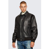 Pánská kožená bunda HUGO Lewick 50546482 černá