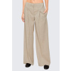 Dámské kalhoty BOSS Black Tiana4 50554965 béžové