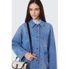 Dámská džínová bunda Weekend MaxMara WKDCIRCOLI 2615041091650 modrá