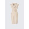 Dámské šaty PINKO AMADINE 106565A2W6C00 krémové