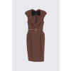 Dámské šaty PINKO AMADINE 106565A2W6L78 hnědé