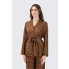 Dámské sako Weekend MaxMara MSTABITURO 2616191031650 hnědé