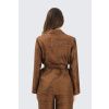 Dámské sako Weekend MaxMara MSTABITURO 2616191031650 hnědé