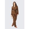 Dámské kalhoty Weekend MaxMara MSTVASAIO 2616131101650 hnědé