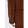 Dámská kožená bunda MaxMara Studio MSTBAIA 2616441021650 hnědá