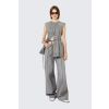 Dámské džíny Weekend MaxMara SPDCAREZZA 2612181105650 šedé