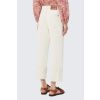 Dámské kalhoty Weekend MaxMara WKDGESTO 2615131152650 krémové