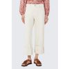 Dámské kalhoty Weekend MaxMara WKDGESTO 2615131152650 krémové