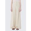 Dámské kalhoty Weekend MaxMara WKDVELIERO 2615131092650 krémové