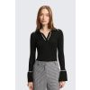 Dámský svetr HUGO Samur 50554077 černý