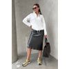 Dámská sukně MaxMara Studio MMLALESSIO 2616101017650 šedá