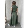 Dámské šaty MaxMara Studio MSTGESTO 2616221052650 zelené