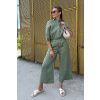 Dámská košile MaxMara Studio MMLRITO 2616111038650 zelená